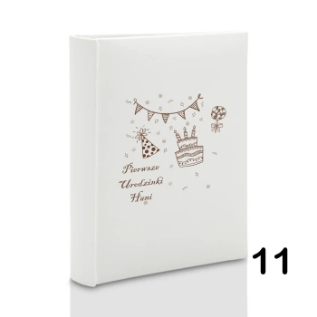 Album na chrzest, wsuwany, 50 zdjęć 15X21, personalizowany, 12 wzorów